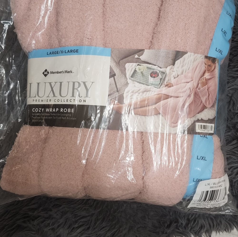 Women's Robe, blush pink, L/XL